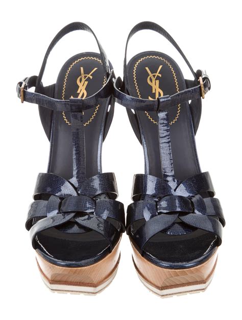 ysl classic tribute sandals sale|saint laurent tribute platform sandals.